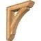 Ekena Millwork Thorton Slat Rough Sawn Bracket w/ Offset Brace, Western Red Cedar, 8"W x 36"D x 40"H BKT0806X36X40THR06RWR - alternate 1